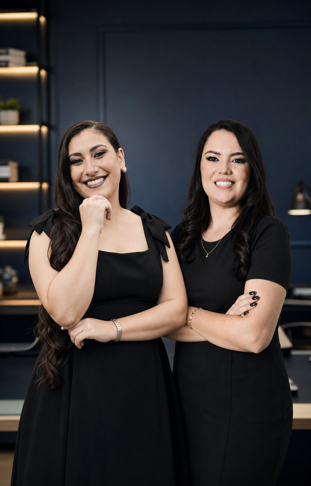 Daiane Santos e Franciele Padilha, profissionais da P&S Contabilidade